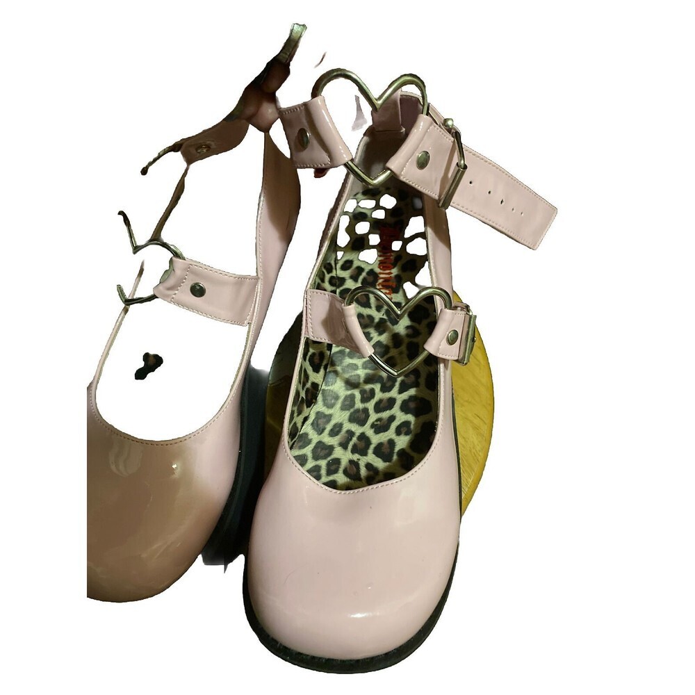 Punk Platform 90s Grunge Mary Janes Flats Sprite Demonia Size 11! - Picture 2 of 6